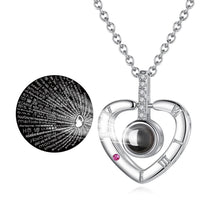 Load image into Gallery viewer, "I love you" Projection Pendant Necklace