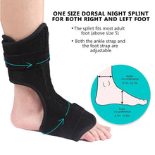 Load image into Gallery viewer, Plantar Fasciitis Dorsal Night & Day Foot Splint