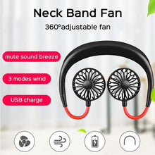 Load image into Gallery viewer, Portable Hanging Neck Sports Fan
