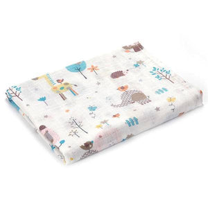 100% Cotton Baby Wrap Soft Newborn Blankets