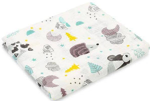 100% Cotton Baby Wrap Soft Newborn Blankets