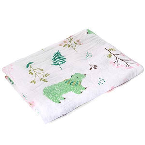 100% Cotton Baby Wrap Soft Newborn Blankets