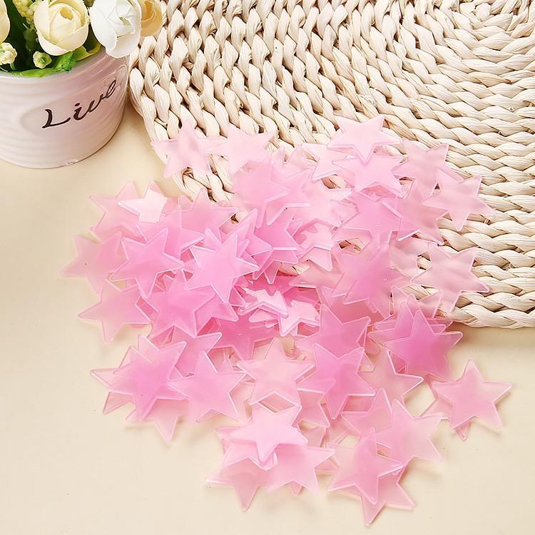 100 pcs Glow in the Dark Luminous Star Stickers