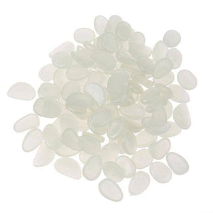 100Pcs Glow In The Dark Garden Pebbles