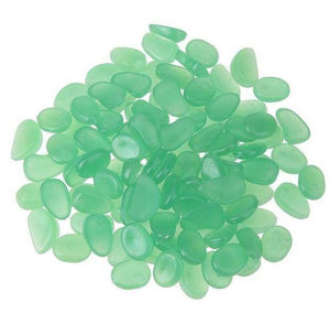 100Pcs Glow In The Dark Garden Pebbles