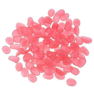 100Pcs Glow In The Dark Garden Pebbles