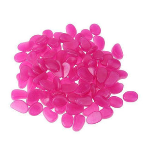 100Pcs Glow In The Dark Garden Pebbles