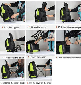 2-in-1 Chair Bag Backpack