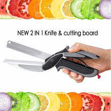 Load image into Gallery viewer, 2-IN-1 KNIFE AND CUTTING BOARD