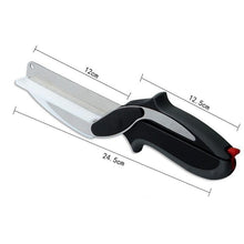 Load image into Gallery viewer, 2-IN-1 KNIFE AND CUTTING BOARD