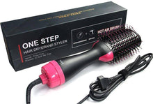 Load image into Gallery viewer, 2 in 1 Rotating Hot Hair Brush Curler and Hair Dryer