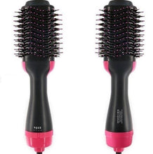 Load image into Gallery viewer, 2 in 1 Rotating Hot Hair Brush Curler and Hair Dryer