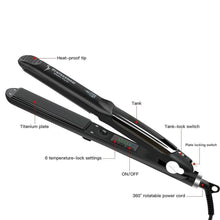 Load image into Gallery viewer, 2 in 1 Steam Hair Straightener and Curler Flat Iron With Vapor Ceramic Tourmaline