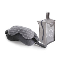 Load image into Gallery viewer, 2 in 1 Travel Neck Pillow &amp; Eye Mask