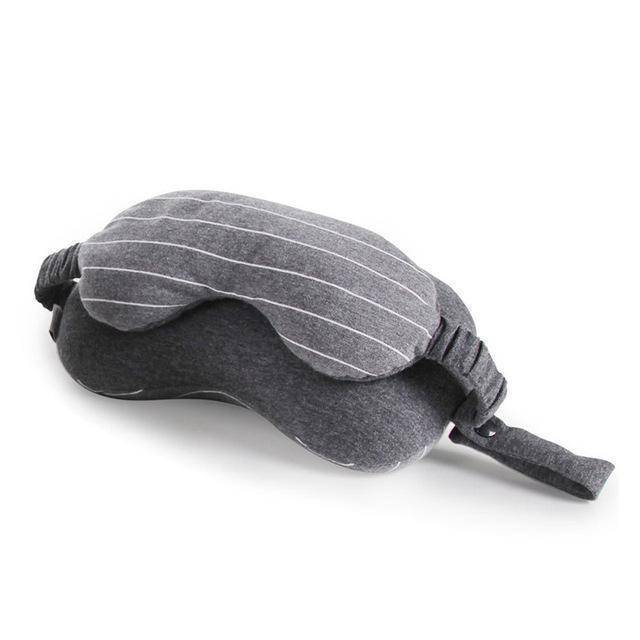 2 in 1 Travel Neck Pillow & Eye Mask