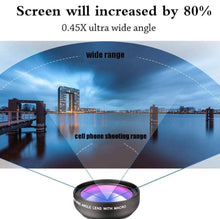Load image into Gallery viewer, 2-in-1 Wide Angle and Macro Phone Lens