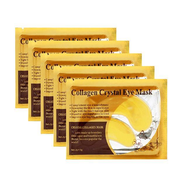 24k Gold Gel Eye Mask Eyelid Patch Anti Wrinkle Eye Care gold