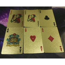 Load image into Gallery viewer, 24K GOLD-PLATED PLAYING CARDS WITH CASE