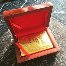 Load image into Gallery viewer, 24K GOLD-PLATED PLAYING CARDS WITH CASE