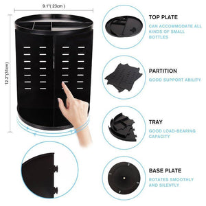 360 Degree Rotating Makeup Organizer