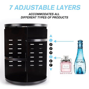 360 Degree Rotating Makeup Organizer