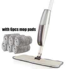 Load image into Gallery viewer, 360 Degree Spray Floor Mop with Reusable Microfiber Pads