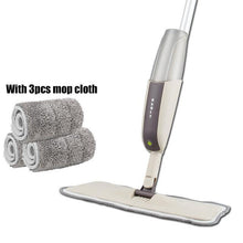 Load image into Gallery viewer, 360 Degree Spray Floor Mop with Reusable Microfiber Pads