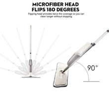 Load image into Gallery viewer, 360 Degree Spray Floor Mop with Reusable Microfiber Pads