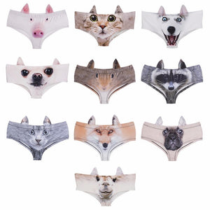 3D Animal Panties With Ears