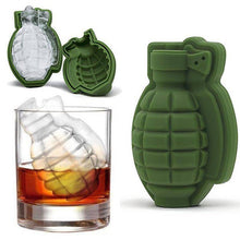 Load image into Gallery viewer, 3D Ice Cube Mold Grenade Shape