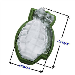 3D Ice Cube Mold Grenade Shape