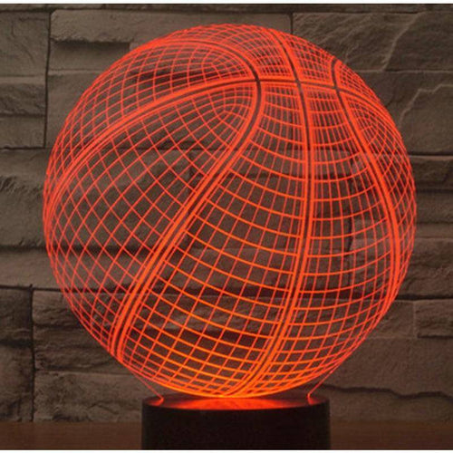 3D LED Basketball Night Lights