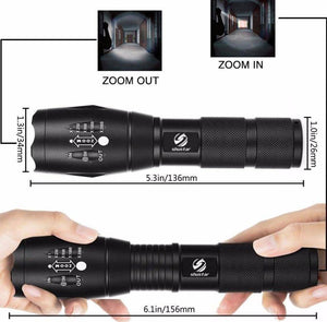 5 Switch Modes Waterproof LED Flashlight