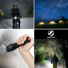 Load image into Gallery viewer, 5 Switch Modes Waterproof LED Flashlight