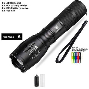 5 Switch Modes Waterproof LED Flashlight