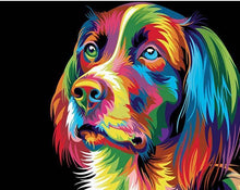 Load image into Gallery viewer, Abstract Dog DIY Painting By Number Kit