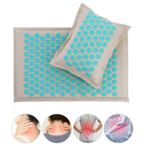 Acupressure Mat and Pillow Set