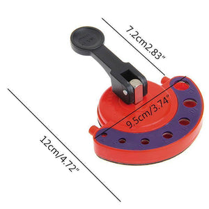 Adjustable Hole Saw Drill Guide Locator