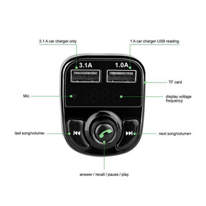 All-in- One Wireless Bluetooth Car Kit