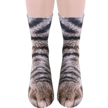 Load image into Gallery viewer, Animal Paw Socks