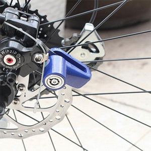 Anti-Theft Disc Brake Rotor Lock