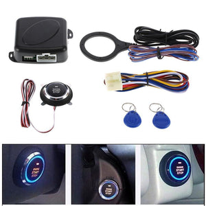 Auto Car Alarm & Push Button Start Keyless Entry System