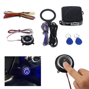 Auto Car Alarm & Push Button Start Keyless Entry System