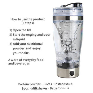 Auto Mixer Bottle Protein Shakes