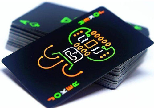 Black Luminous Fluorescent Glow in the Dark Playing Cards