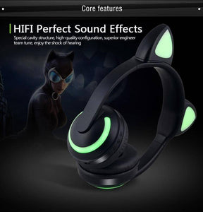 Bluetooth Cat Ear Headphones