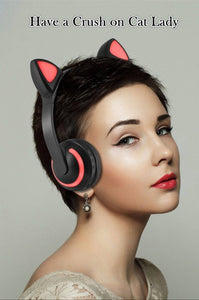 Bluetooth Cat Ear Headphones