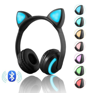 Bluetooth Cat Ear Headphones