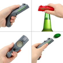 Load image into Gallery viewer, Bottle Cap Opener Spring Catapult Launcher Gun
