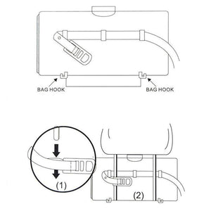 Car Back Seat Folding Table
